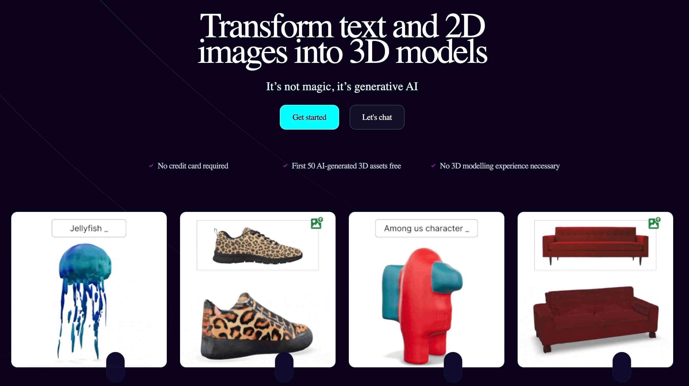 Alpha 3D web-based modeling tool