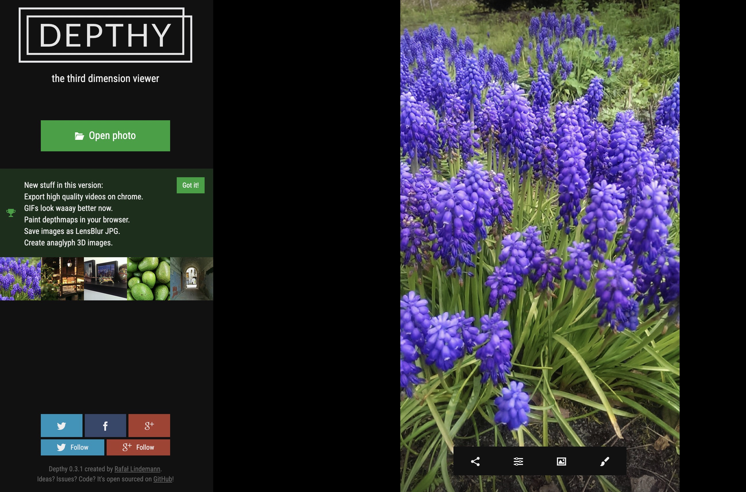 Depthy - free 3D parallax tool